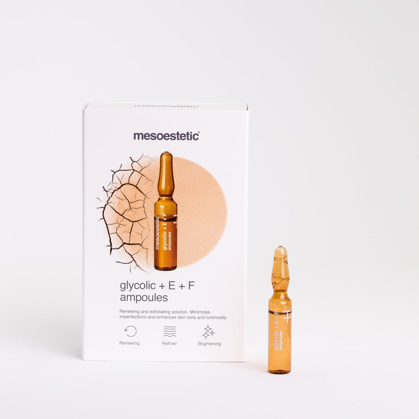 Mesoestetic Glycolic + E +F topical ampoules